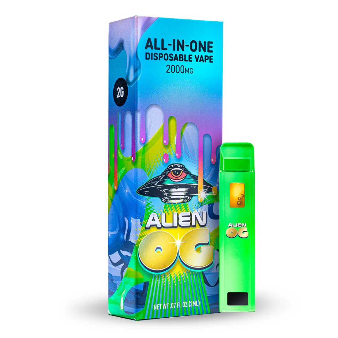 All-In-One Disposable Vape - Alien OG - Indica-Hybrid