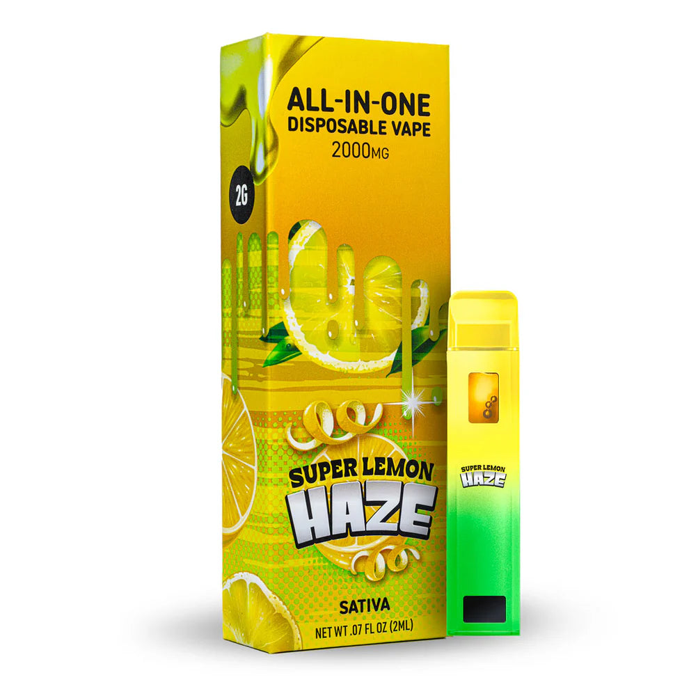 All-In-One Disposable Vape - Super Lemon Haze - Sativa