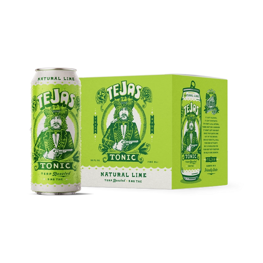 25mg:5mg(CBD:THC) Tejas Tonic Soda - Natural Lime
